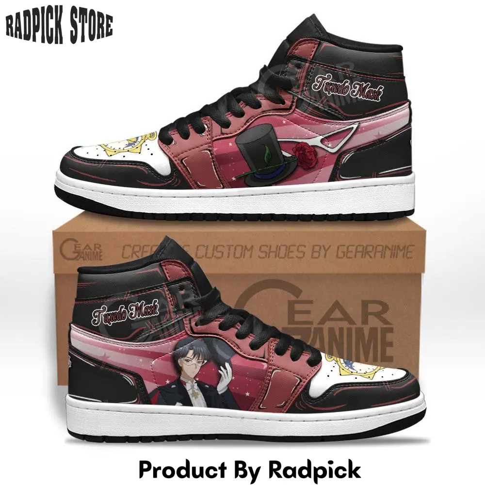 Tuxedo mask air jordan high top sneakers anime mn28  rp0352306